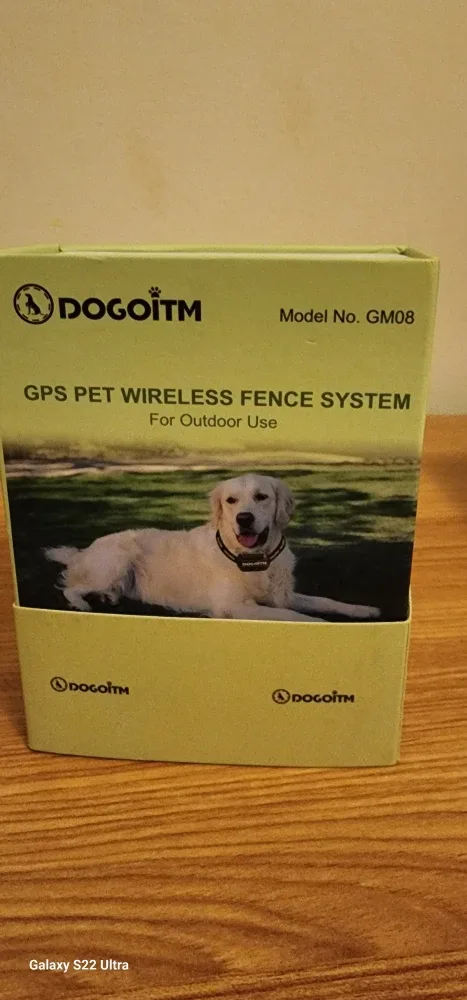 DOGOITM Wireless Dog Fence Collar - Beige, New in Box!