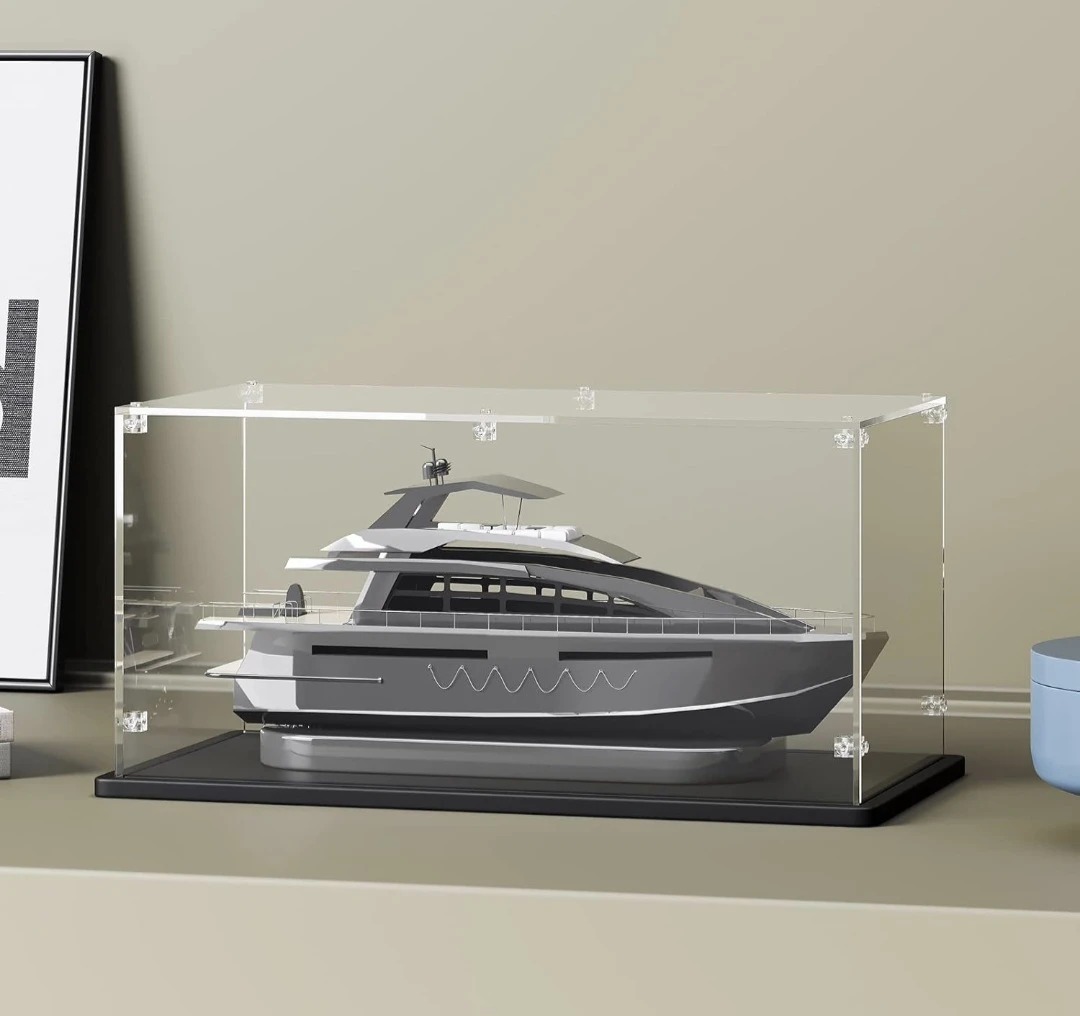 Acrylic Clear Display Case 3mm Thick 38x20x20cm Large - photo 4