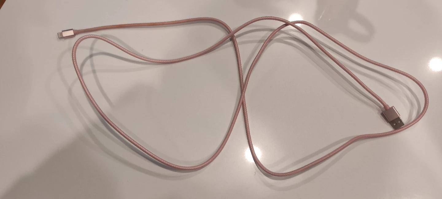 Rose Gold USB to Lightning Cable - photo 3