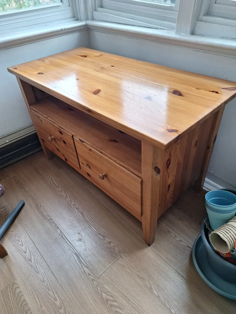 Wood TV Stand with Drawers image indicator(5)