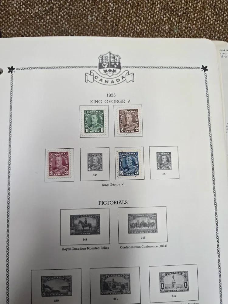 Vintage Canada Postage Stamp Album image indicator(9)