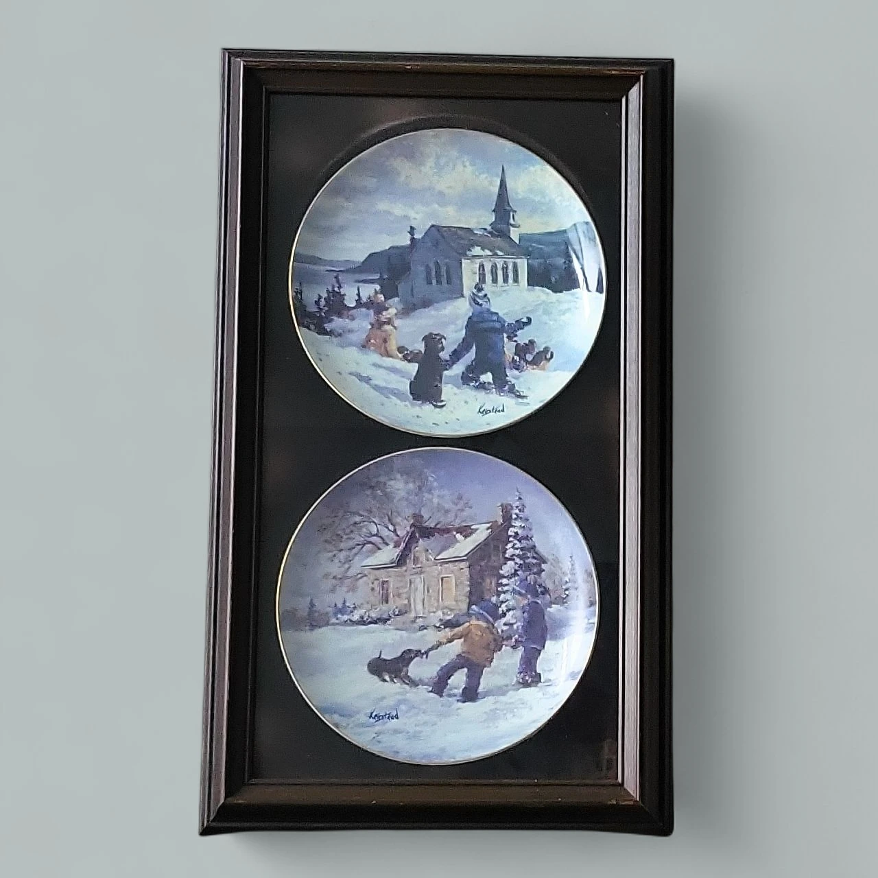 Loriotko Early Memories Series Plates Framed - photo 2
