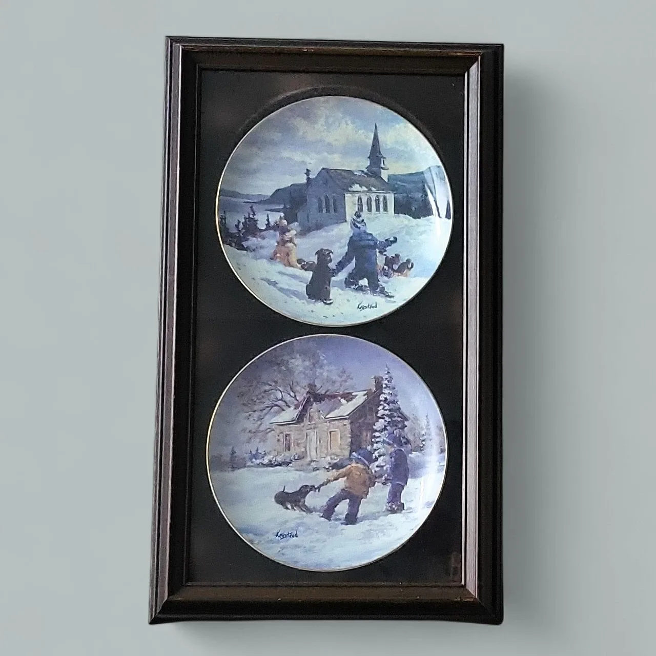 Loriotko Early Memories Series Plates Framed image indicator(2)