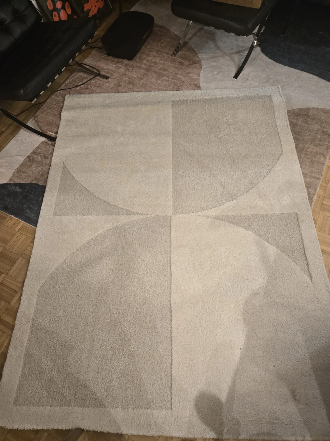Geometric Pattern Area Rug 5'3x7 - photo 2