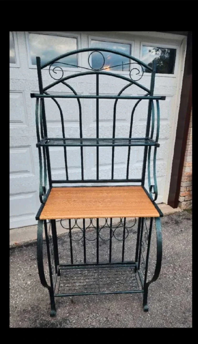 Antique Bakers and Wine Rack