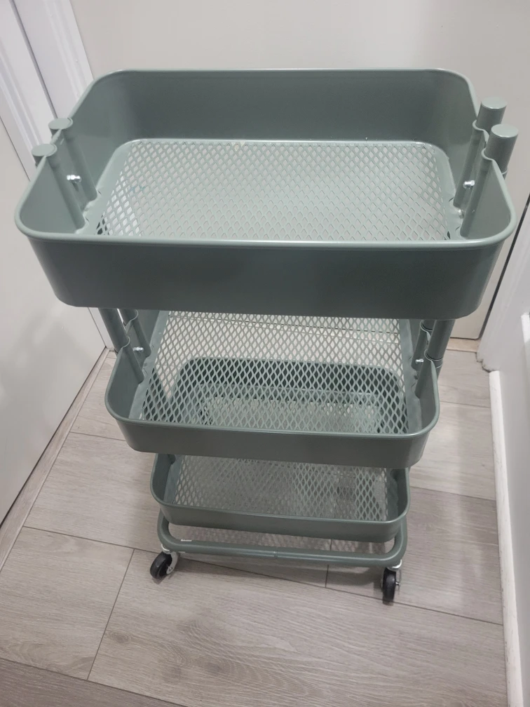 IKEA RÅSHULT Utility Cart - Grey-Green - photo 3