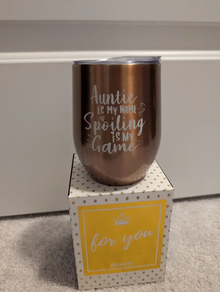 Onebttl Auntie Wine Tumbler - New in Box! image indicator(2)