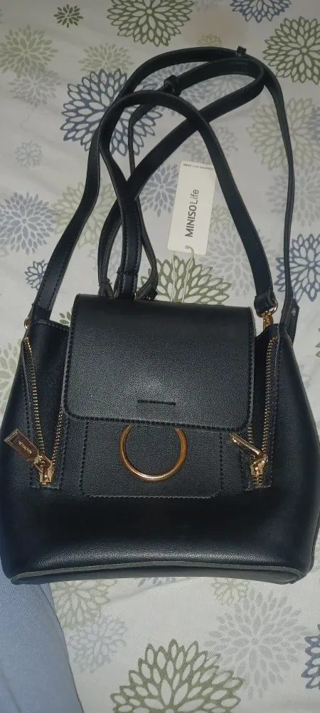 Miniso Life Black Backpack image indicator(4)