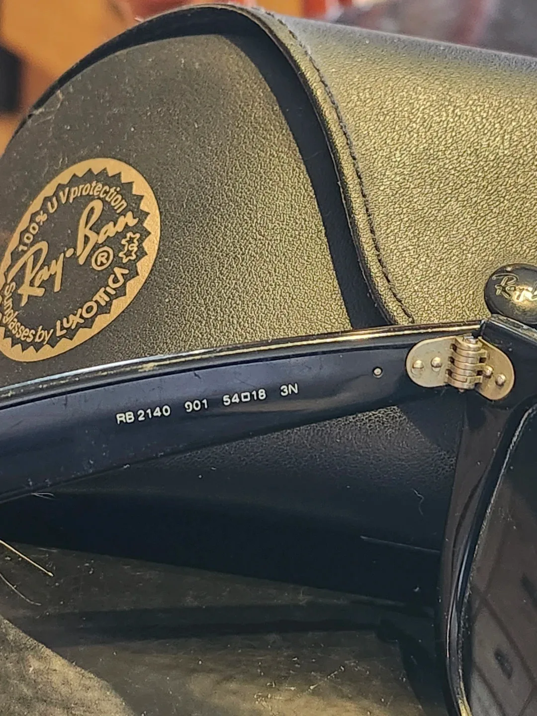 Ray-Ban Wayfarer RB2140 901 Black Sunglasses image indicator(3)