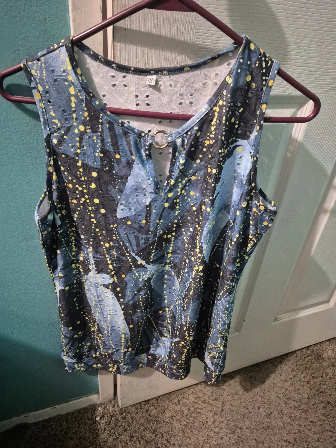 Ladies' Tank Top - Blue/Yellow & Pink image indicator(3)