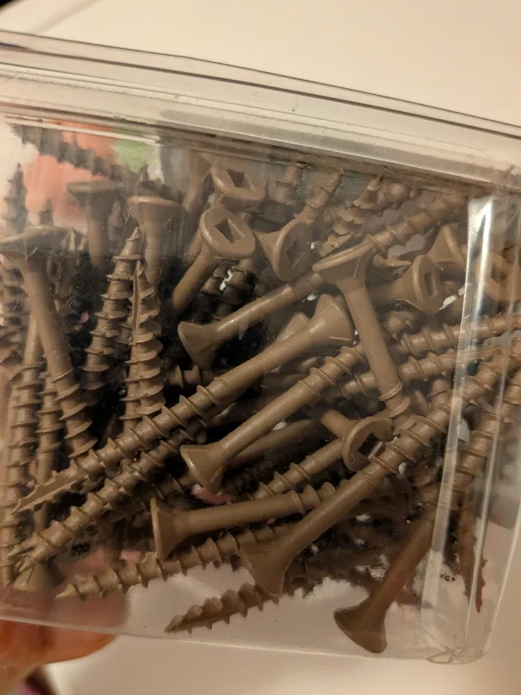 Hillman Deck Screws 8x2" Brown 100pcs New, unopened image indicator(4)