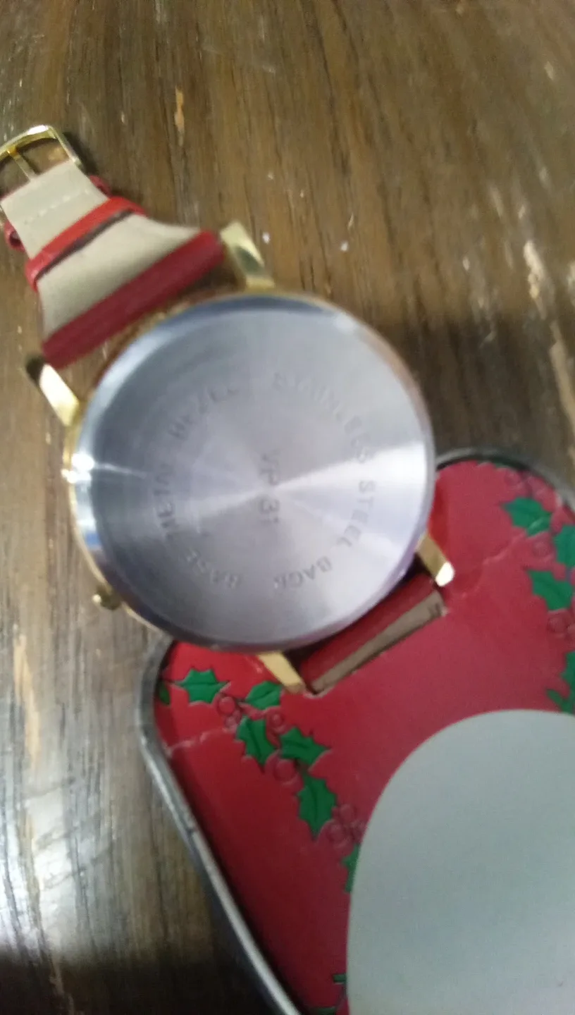 🥕Vintage Christmas Train Watch & Tin image indicator(2)