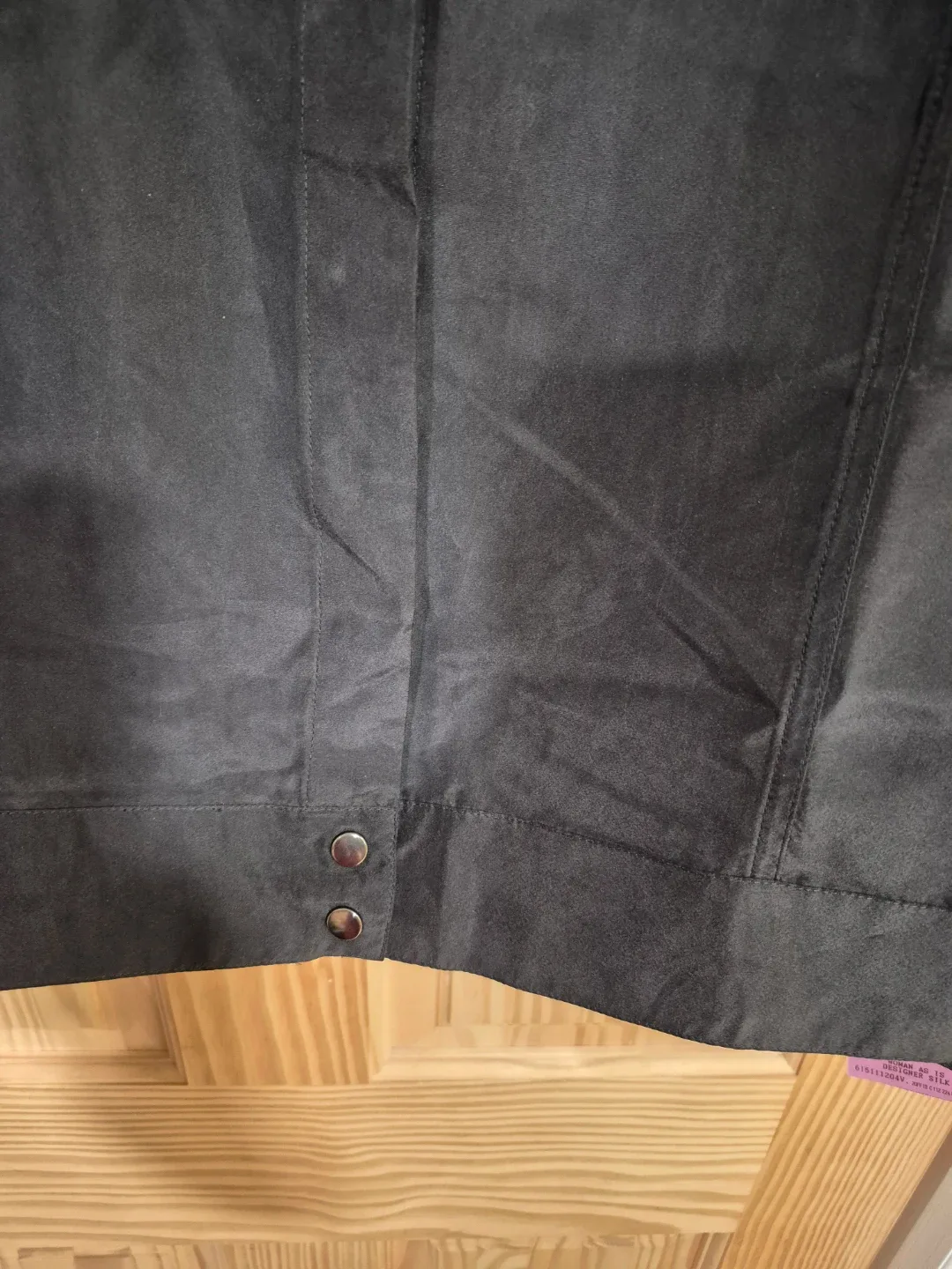 Marina Rinaldi Black Silk Shirt in size 22W image indicator(4)