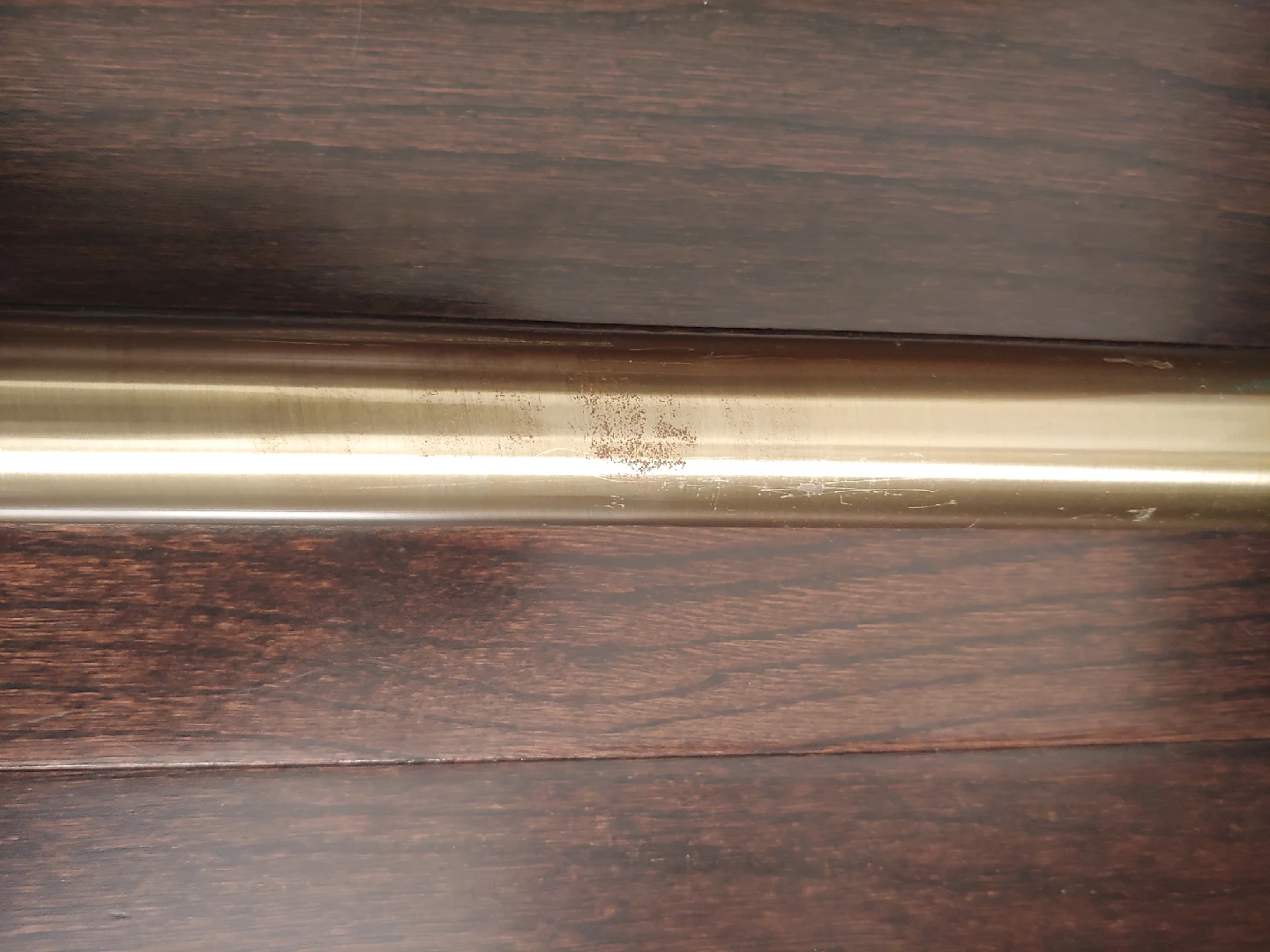 Brass Curtain Rod with Finials & Brackets 🥕 - photo 5