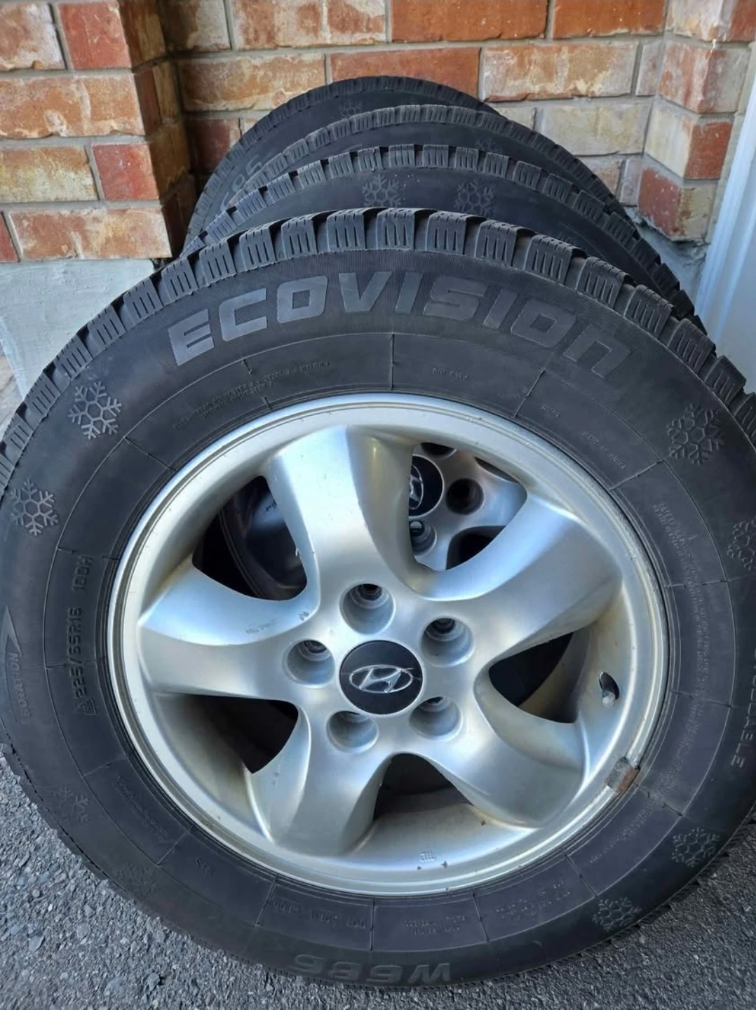 Ecovision W686 Winter Tires on RIMS 225/65R16