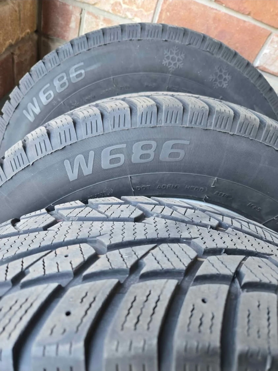 Ecovision W686 Winter Tires on RIMS 225/65R16 - photo 2