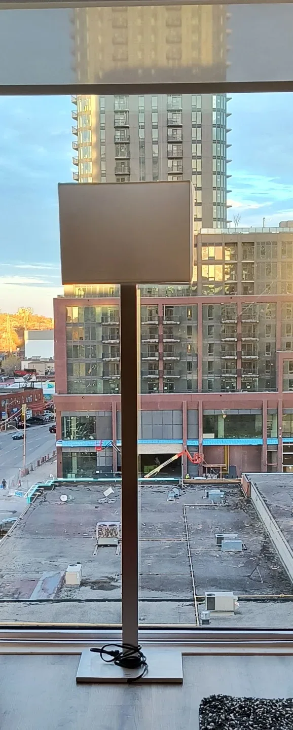 Tomelilla Modern Floor Lamp with Square Shade image indicator(3)