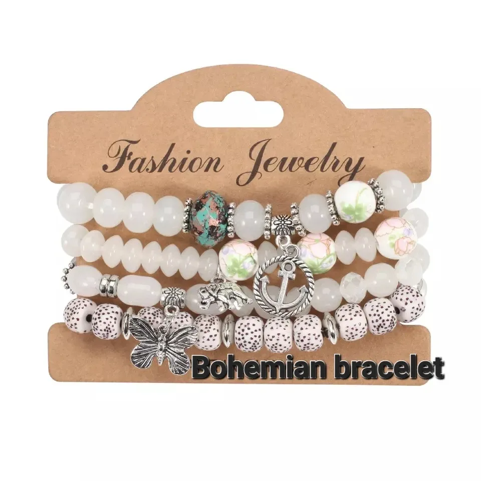 Fashion Jewelry Beaded Bracelet Set image indicator(8)