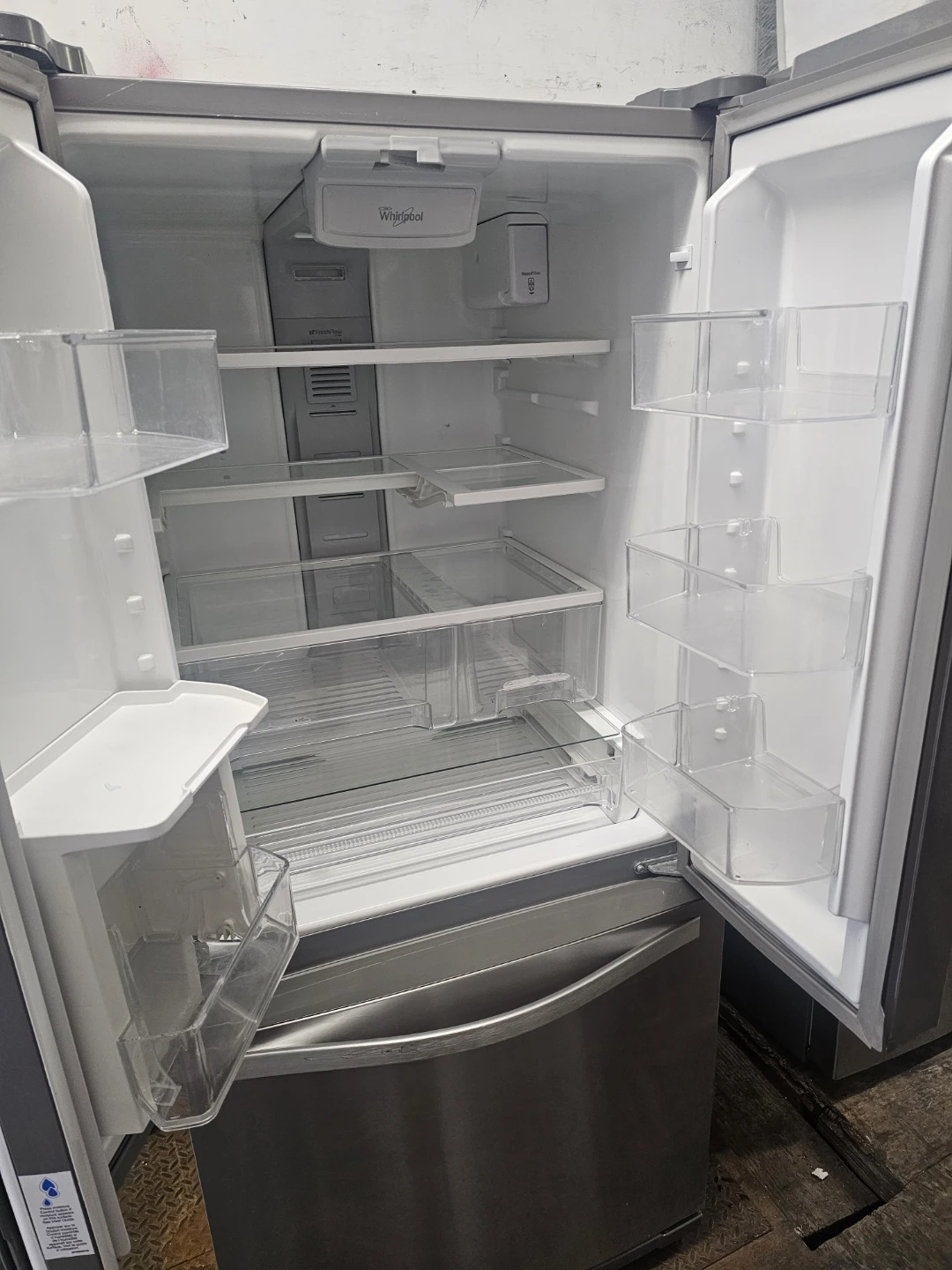 Whirlpool 30in wide Stainless Steel French Door Refrigerator - photo 2