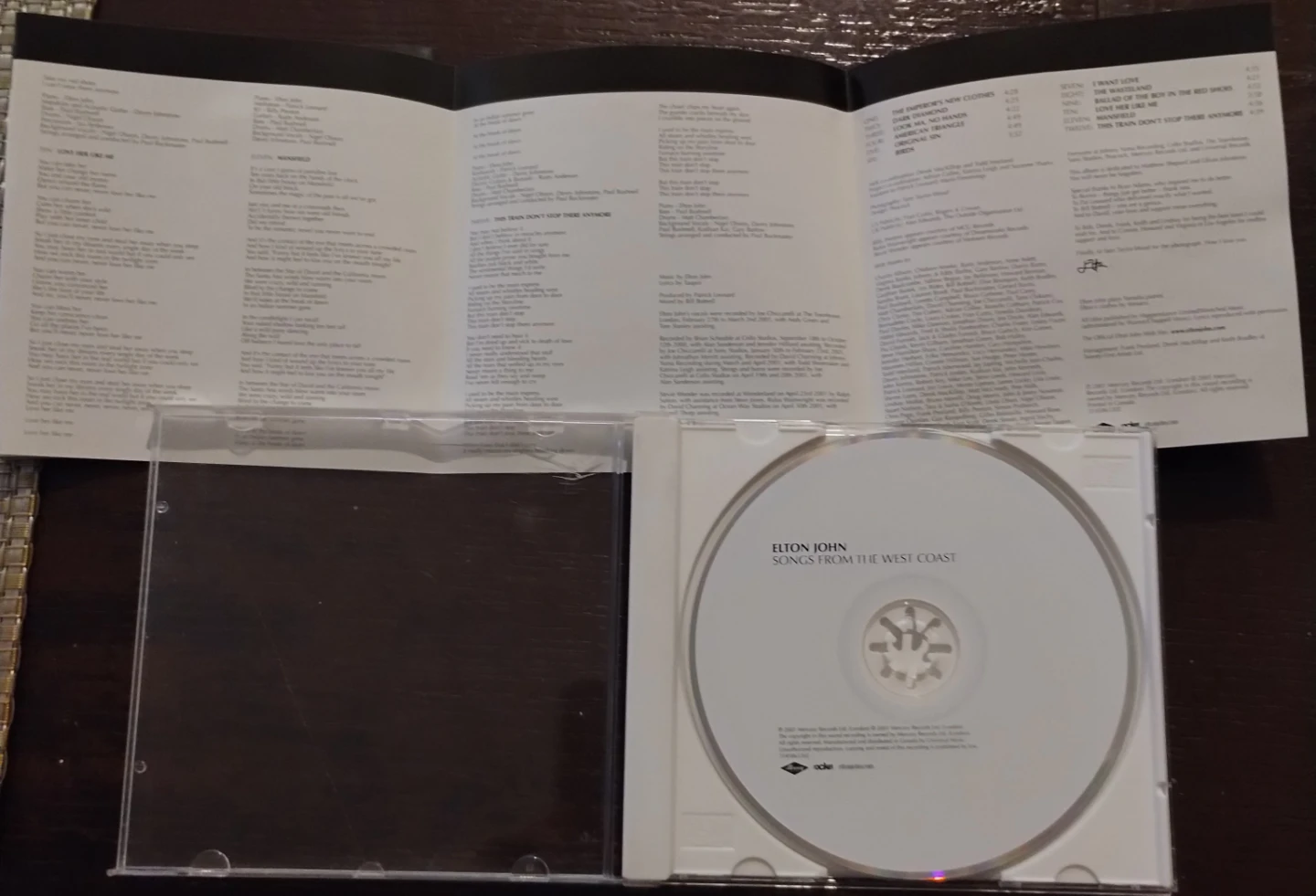 Elton John - Songs From The West Coast CD - photo 2