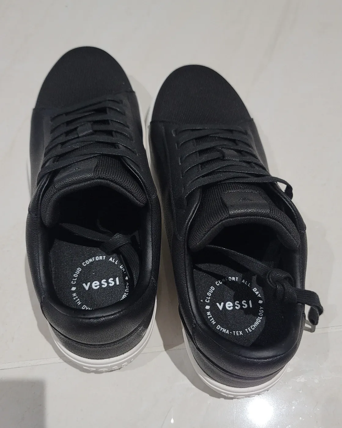 New. Vessi  Black Sneakers, Size 8 image indicator(3)