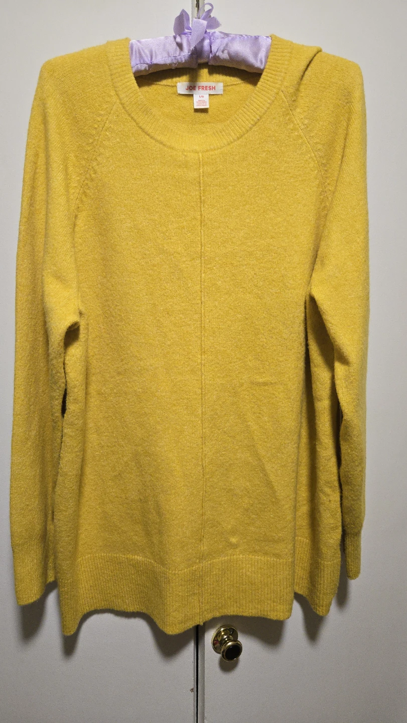Joe Fresh Yellow Sweater - Size L