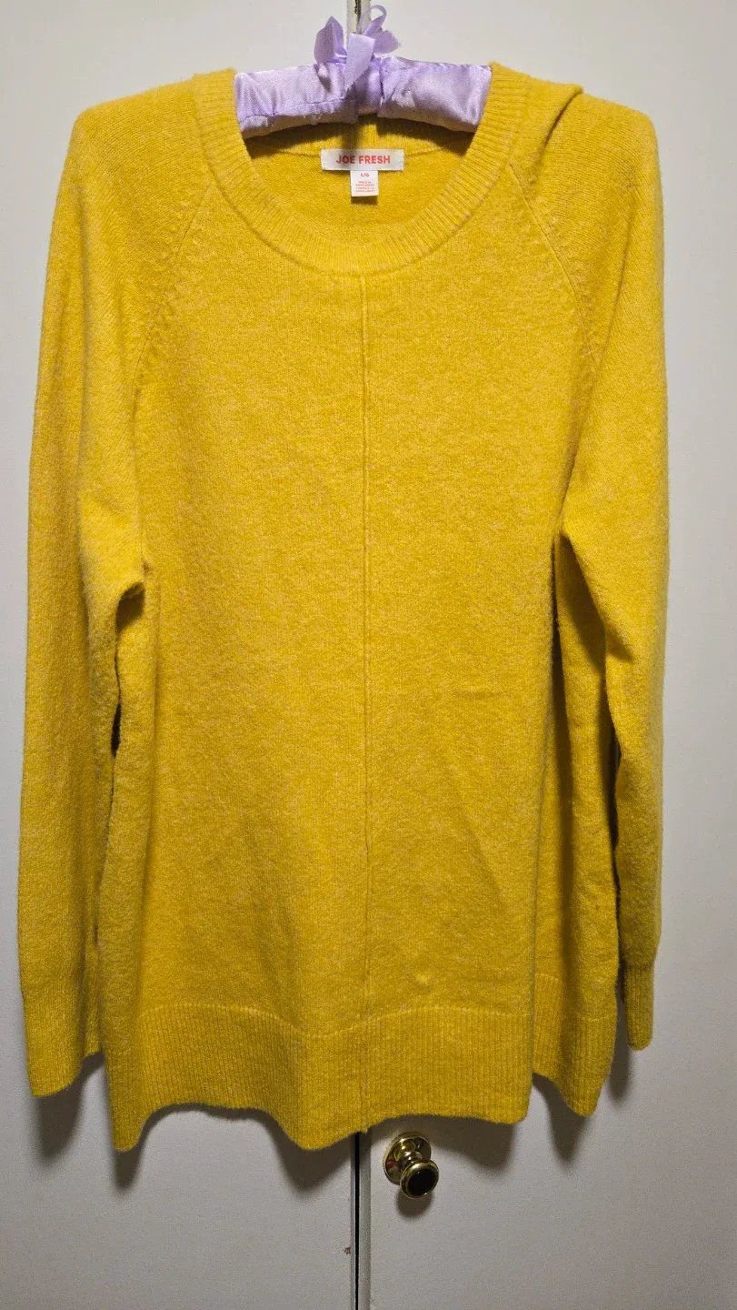 Joe Fresh Yellow Sweater - Size L