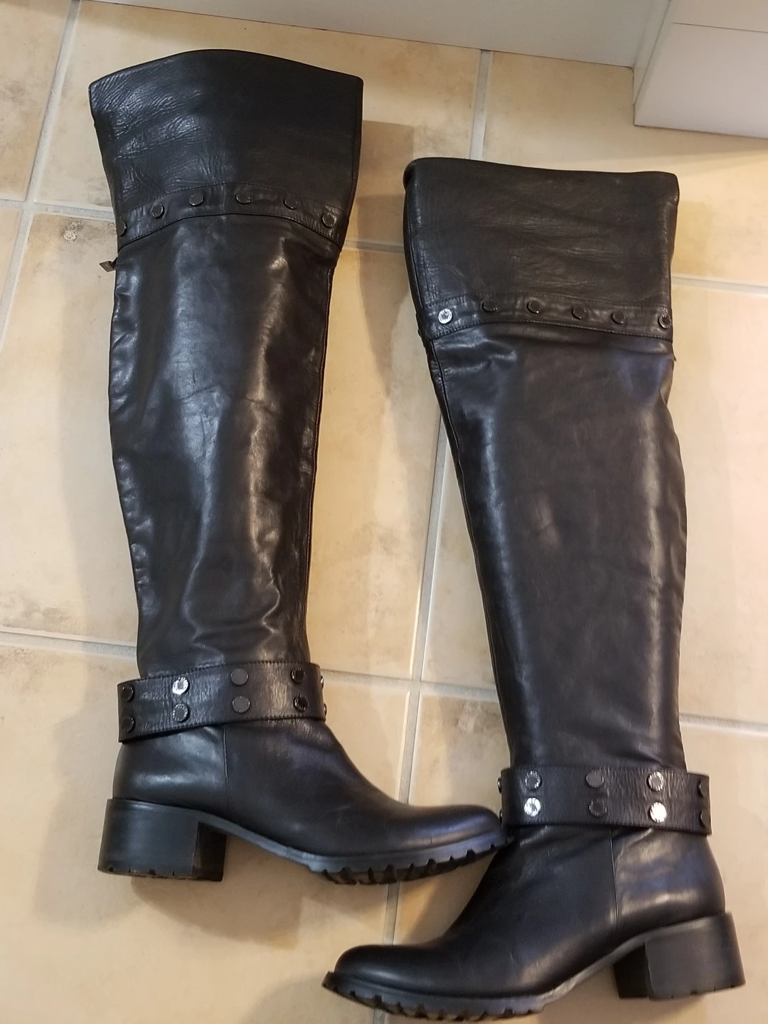 Rudsak Black Leather  High Boots