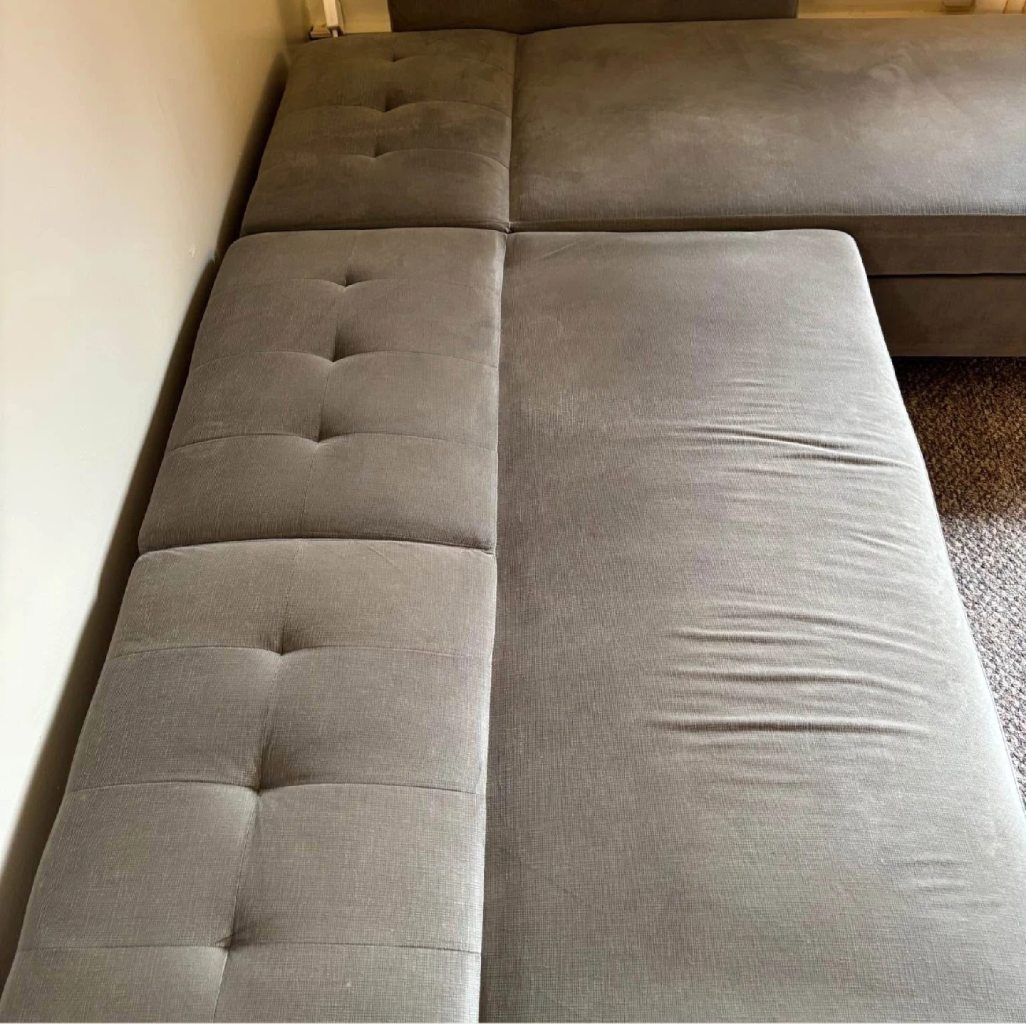 Grey Sectional Sofa with Storage - photo 4
