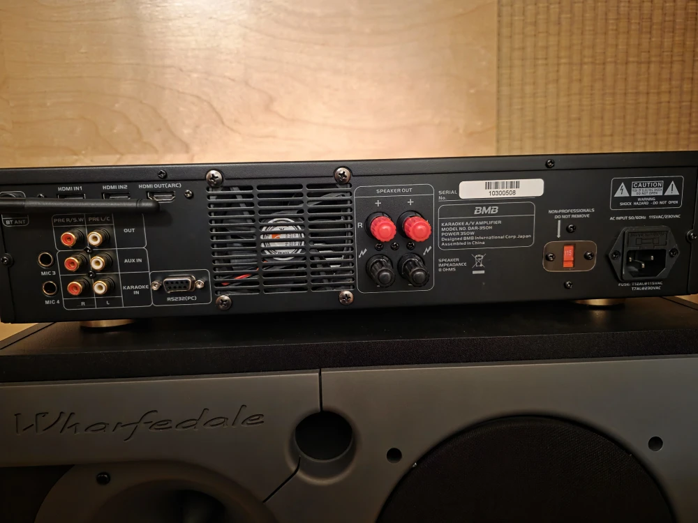 BMB Karaoke A/V Amplifier DAR-350H - photo 2