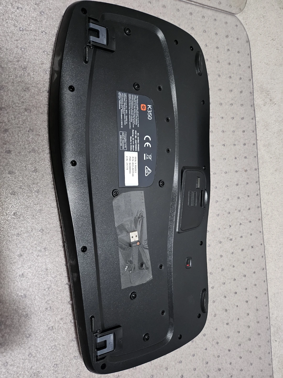 Logitech K350 Wireless Wave Keyboard - photo 3
