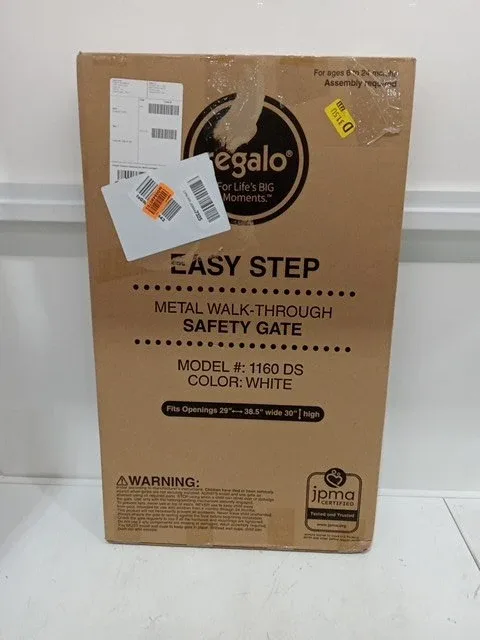 METAL WALK-THROUGH SAFETY GATE - 30" x 29'' to 38.5 image indicator(2)