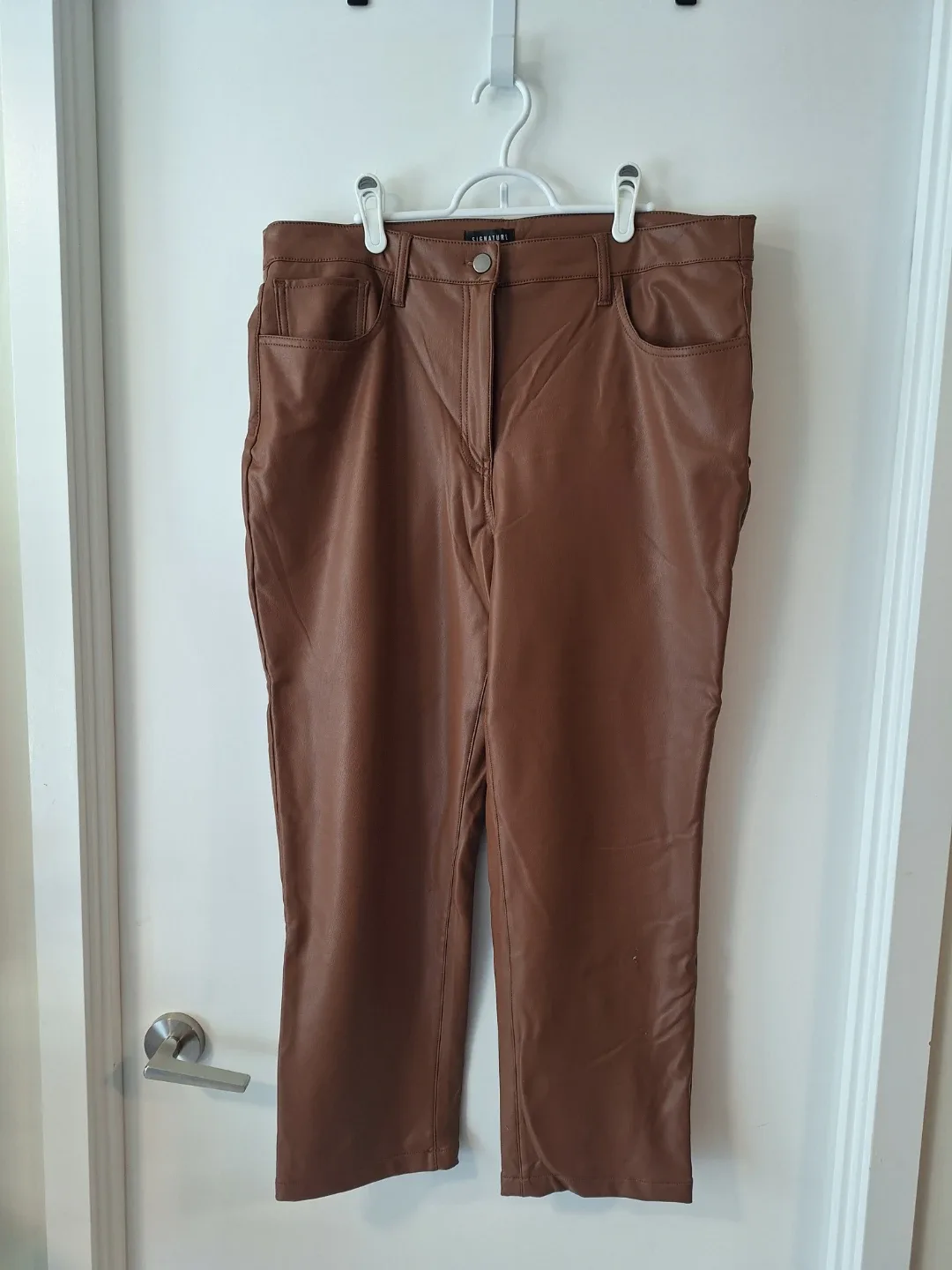 Reitmans Vegan Leather Pants - Size 18 thumbnail