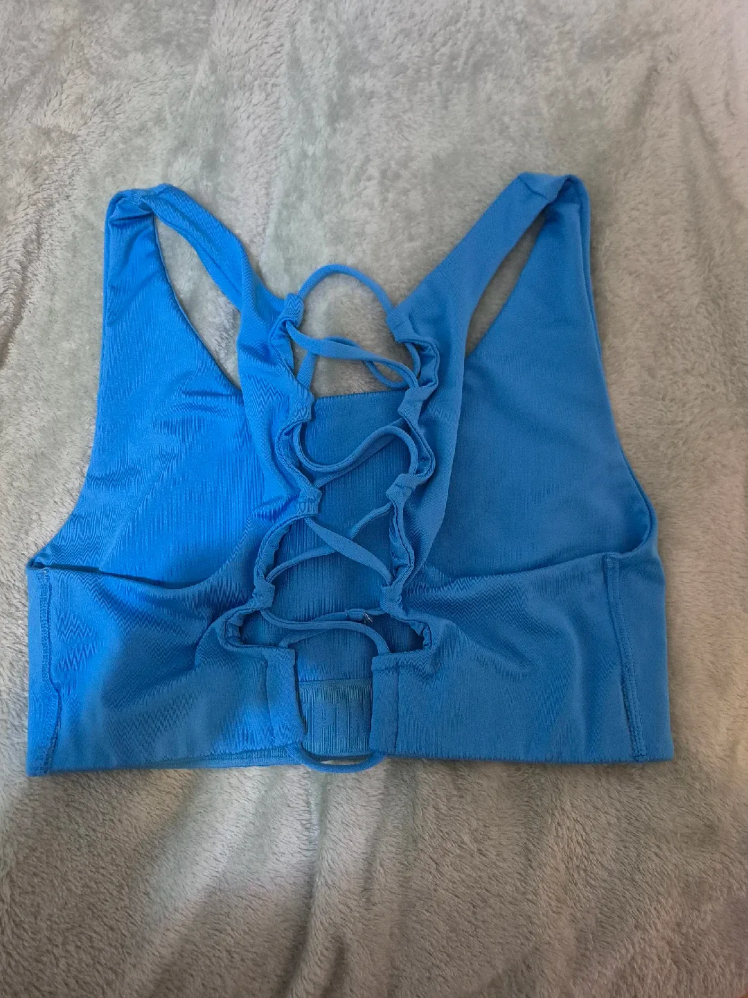 PINK Victoria's Secret Blue Sports Bra image indicator(2)