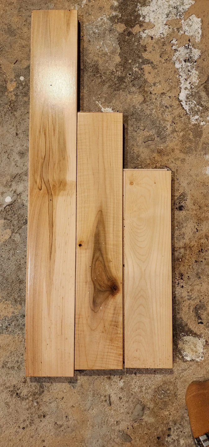 Maple Rustic Wood Flooring - 2 boxes of 1.85 square meters