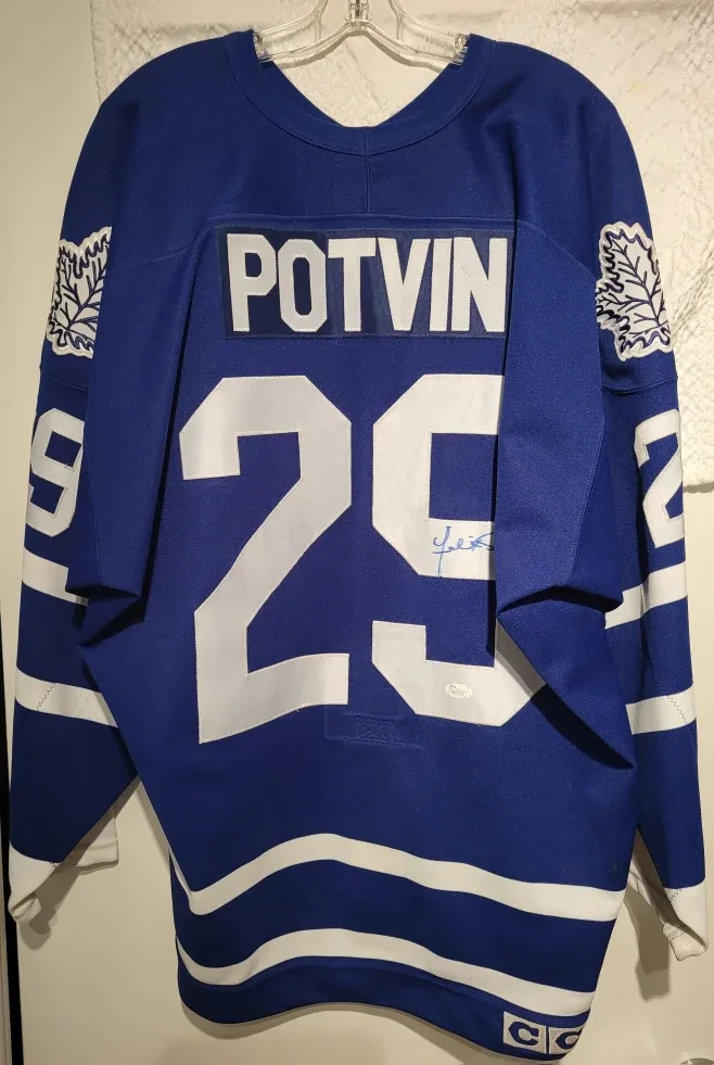 Felix Potvin Autographed Jersey