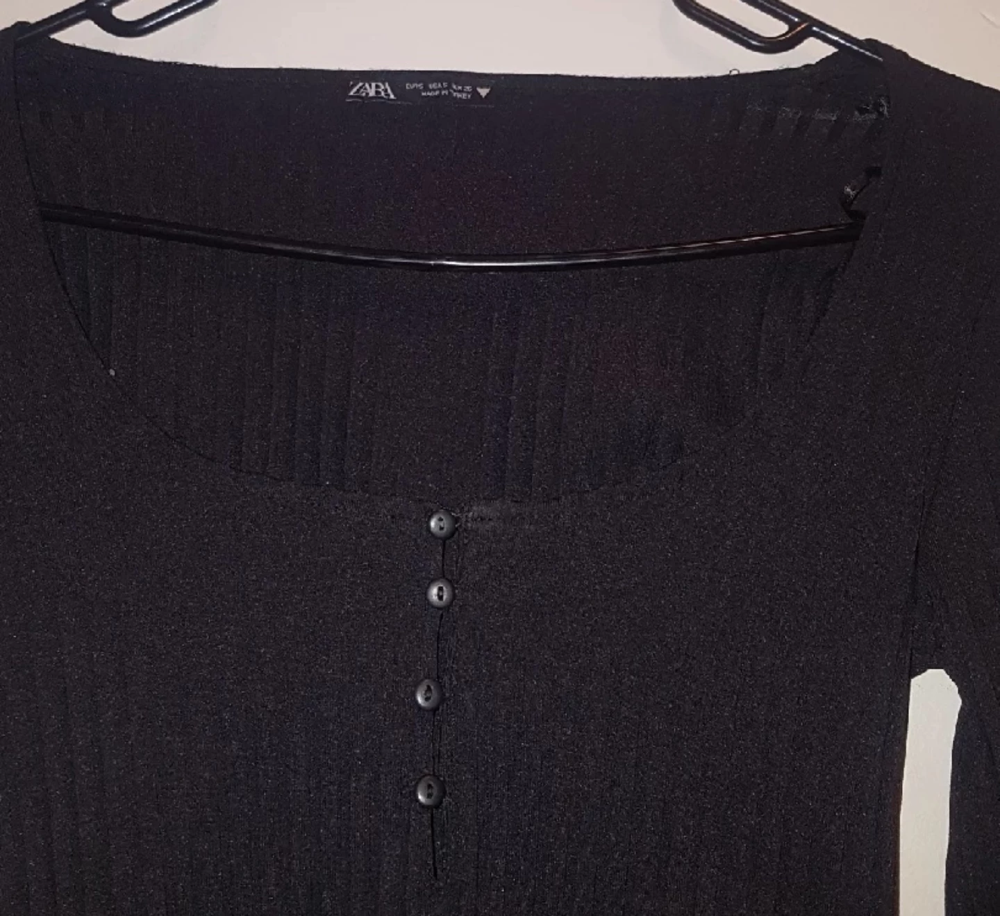 Zara Black Mini Dress - Size S - photo 2