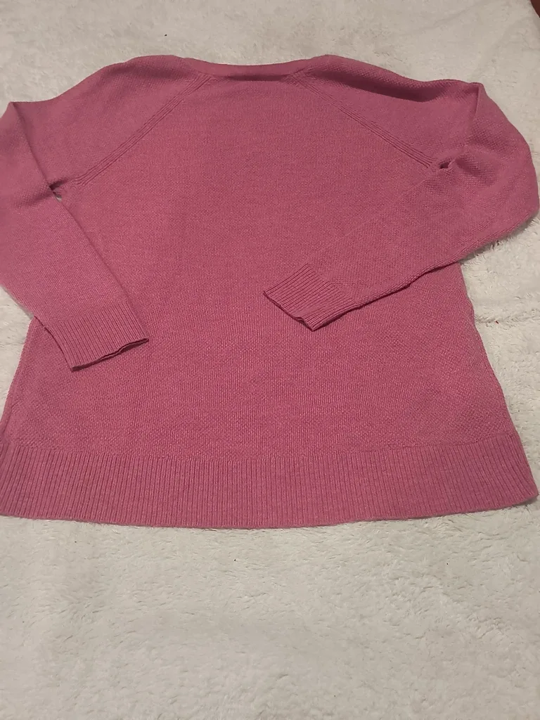 GAP Pink V-Neck Sweater - Size S image indicator(6)