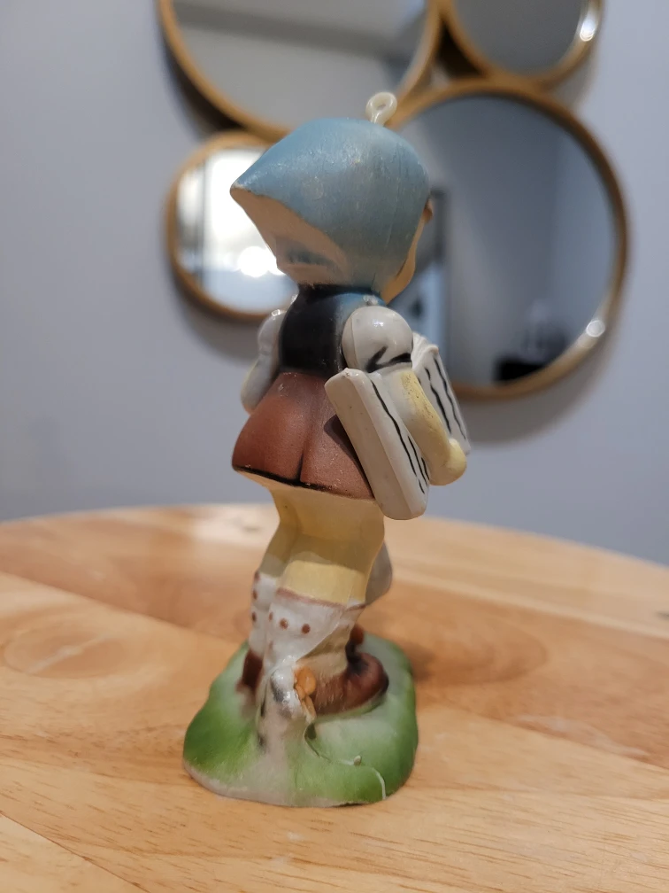 Vintage Hummel-style Boy & Girl Ornaments - photo 5