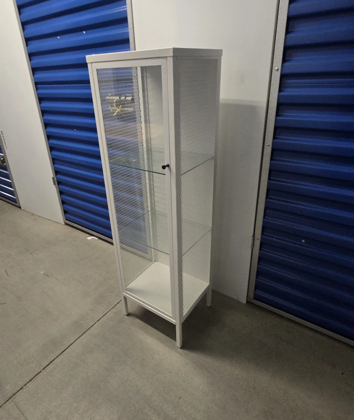 IKEA  Glass Door Cabinet - White - photo 2
