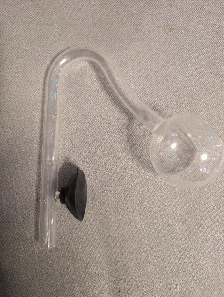 Glass outflow pipe (lily) for aquarium image indicator(2)