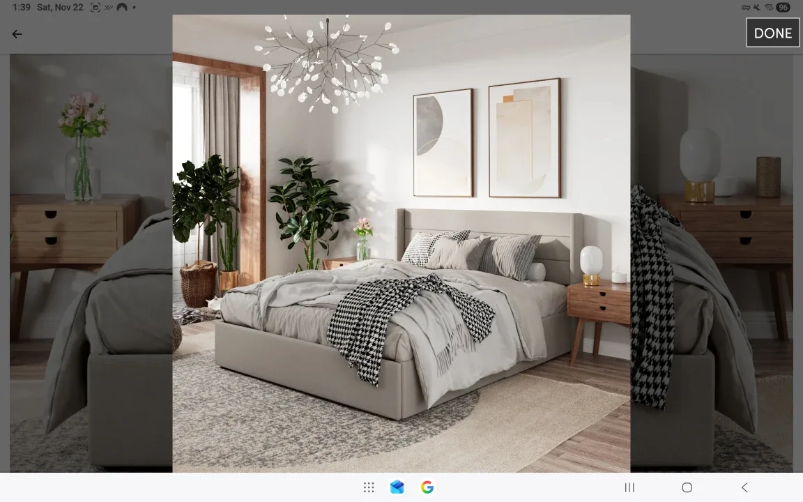 Queen Size Hydraulic Lift Bed Frame Like New