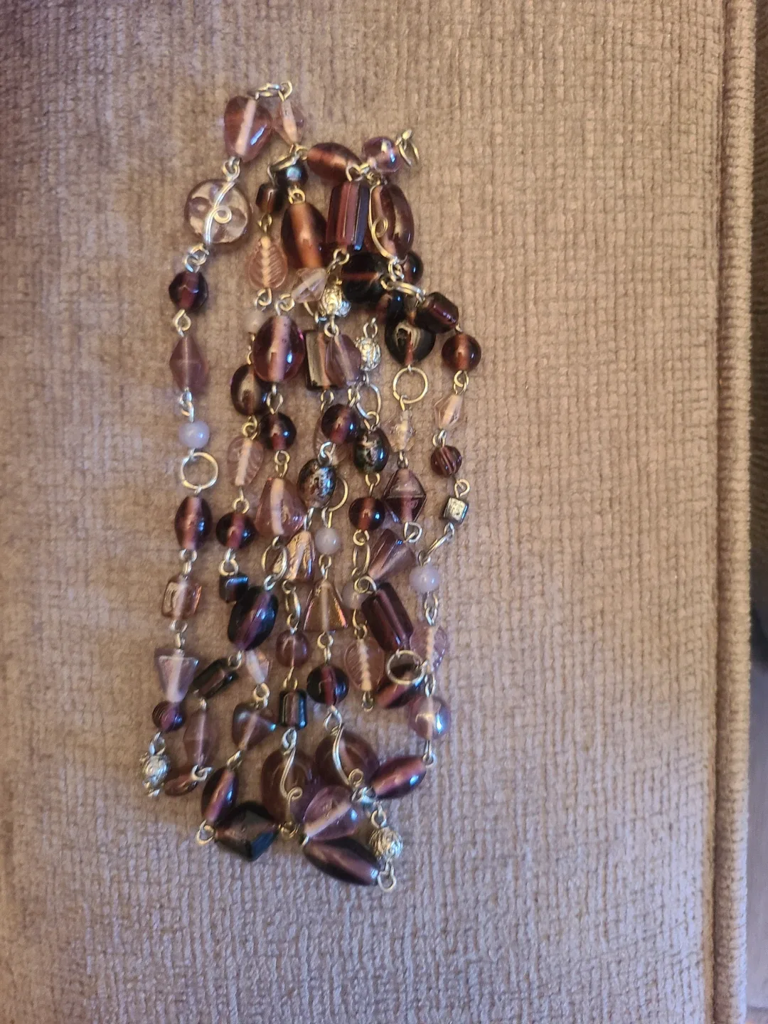 Vintage Beaded Necklace + FREE coastal theme necklace image indicator(2)