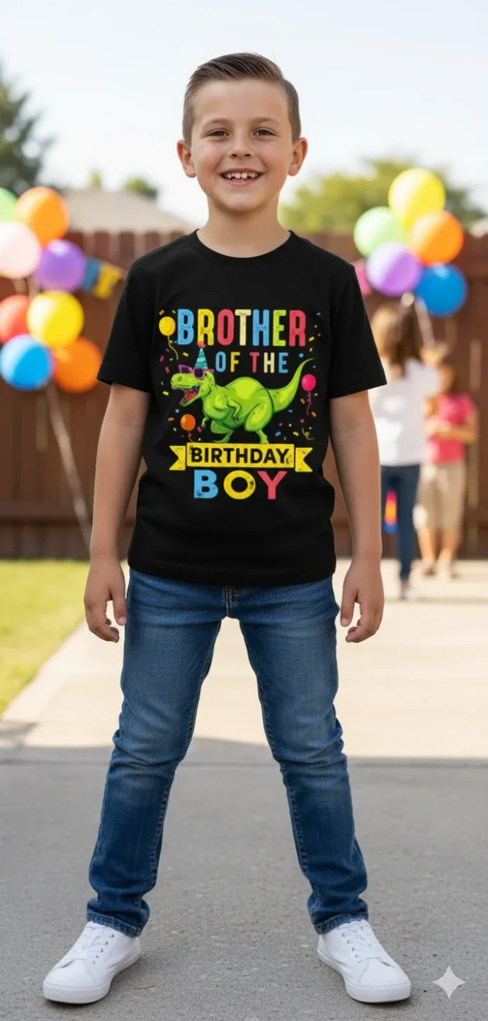 Brother of the Birthday Boy T-shirt thumbnail