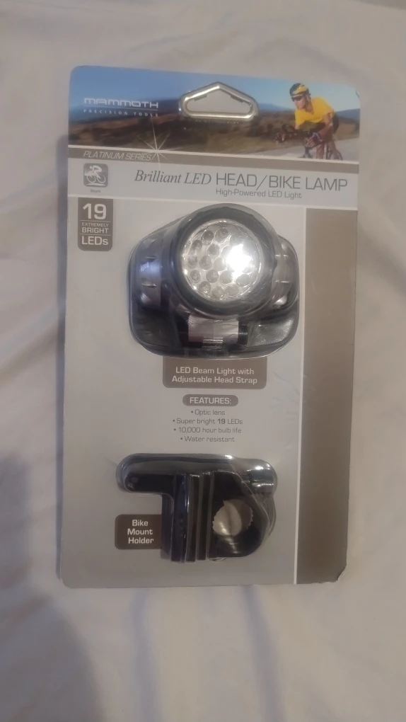 New Mammoth LED Head/Bike Lamp