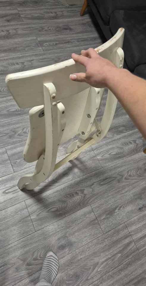 X4   White Wooden Chair image indicator(3)