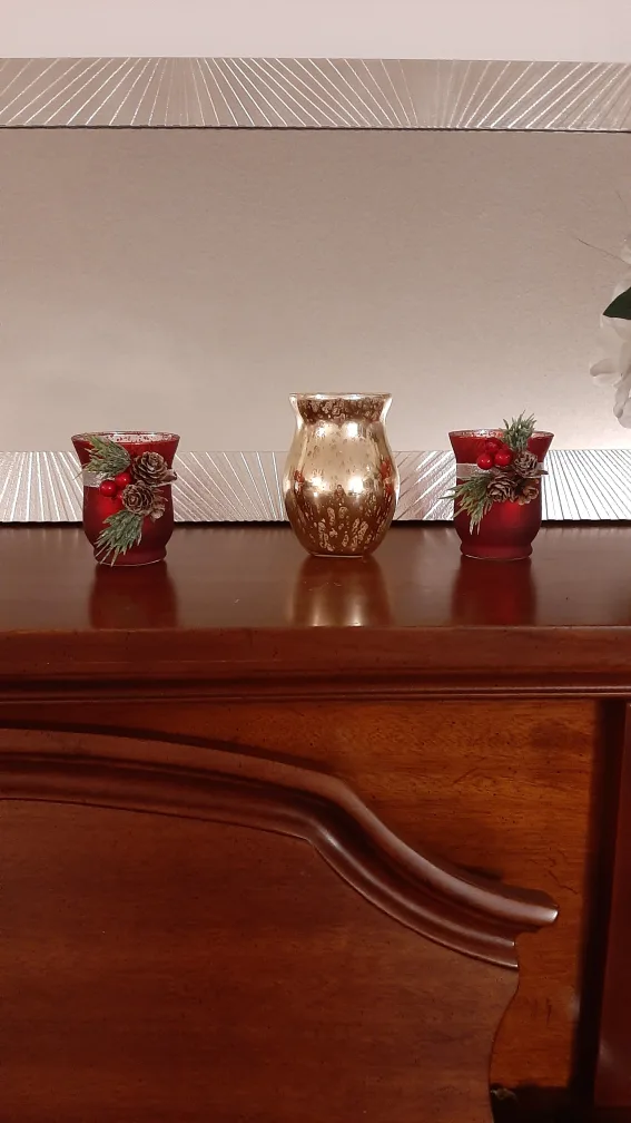 Candle Holders - Set of 2 And  Vase image indicator(2)