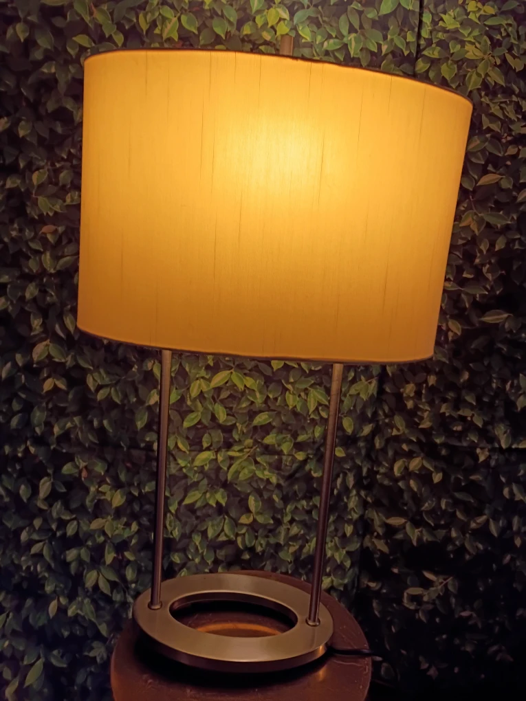 Modern Stainless Steel Table Lamp