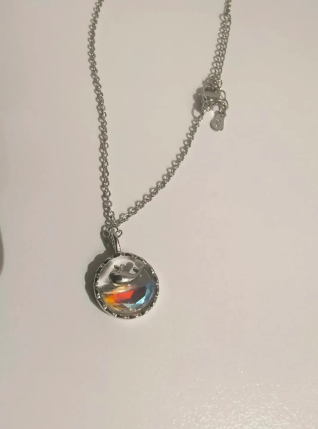 925 Silver Necklace with Whale Pendant image indicator(2)