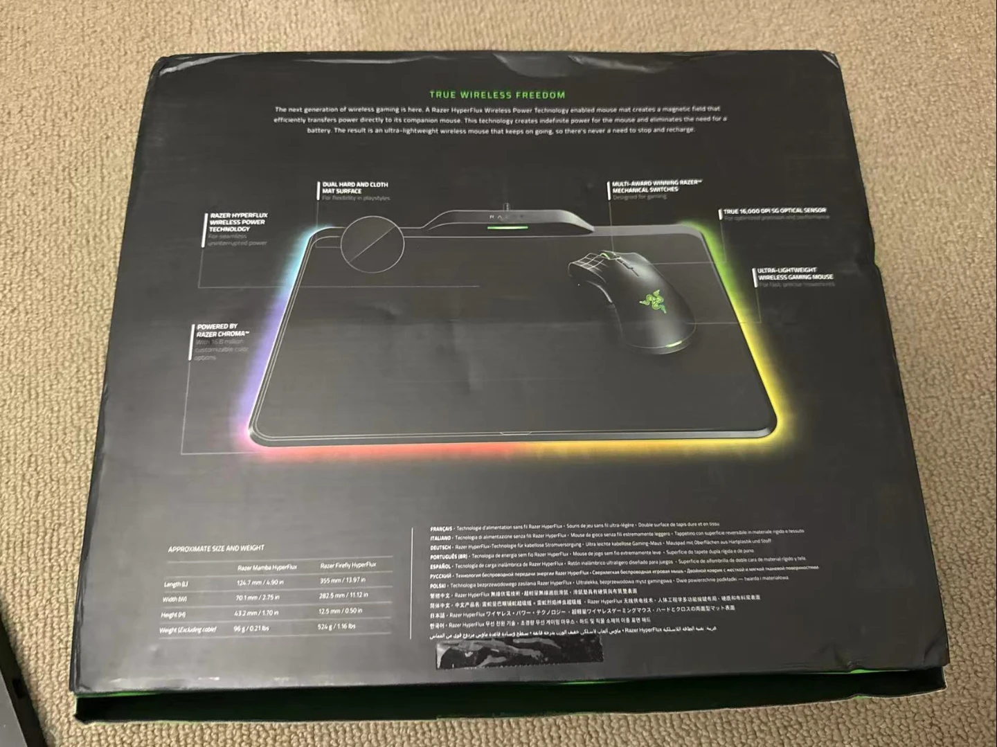 Razer Mamba + Firefly Hyperflux Mouse Pad & Mouse - photo 2